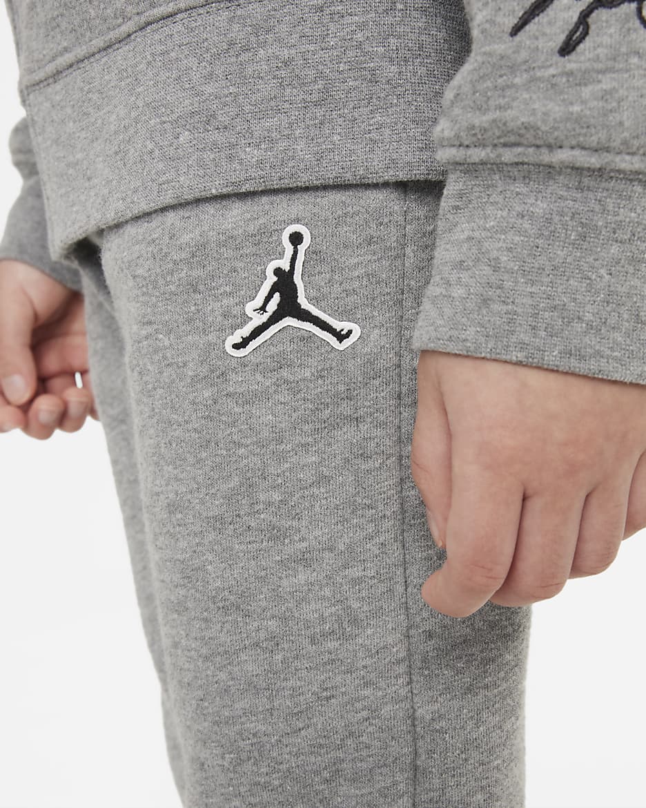 Completo pantaloni e felpa con cappuccio Jordan Bambini